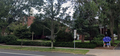 St Rosalie Church in Hampton Bays building exterior view.